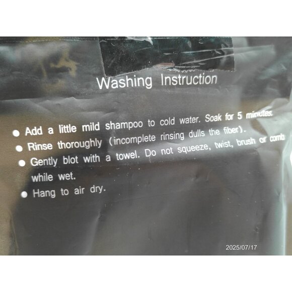 NEW Ponytail Hair Extension Chocolate Brown 12" Feshfen Hair Straight Curl Loop - Picture 9 of 12